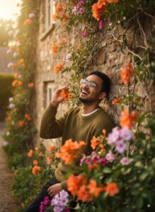 Gemini AI prompt photo editor idea for stylish selfie editing